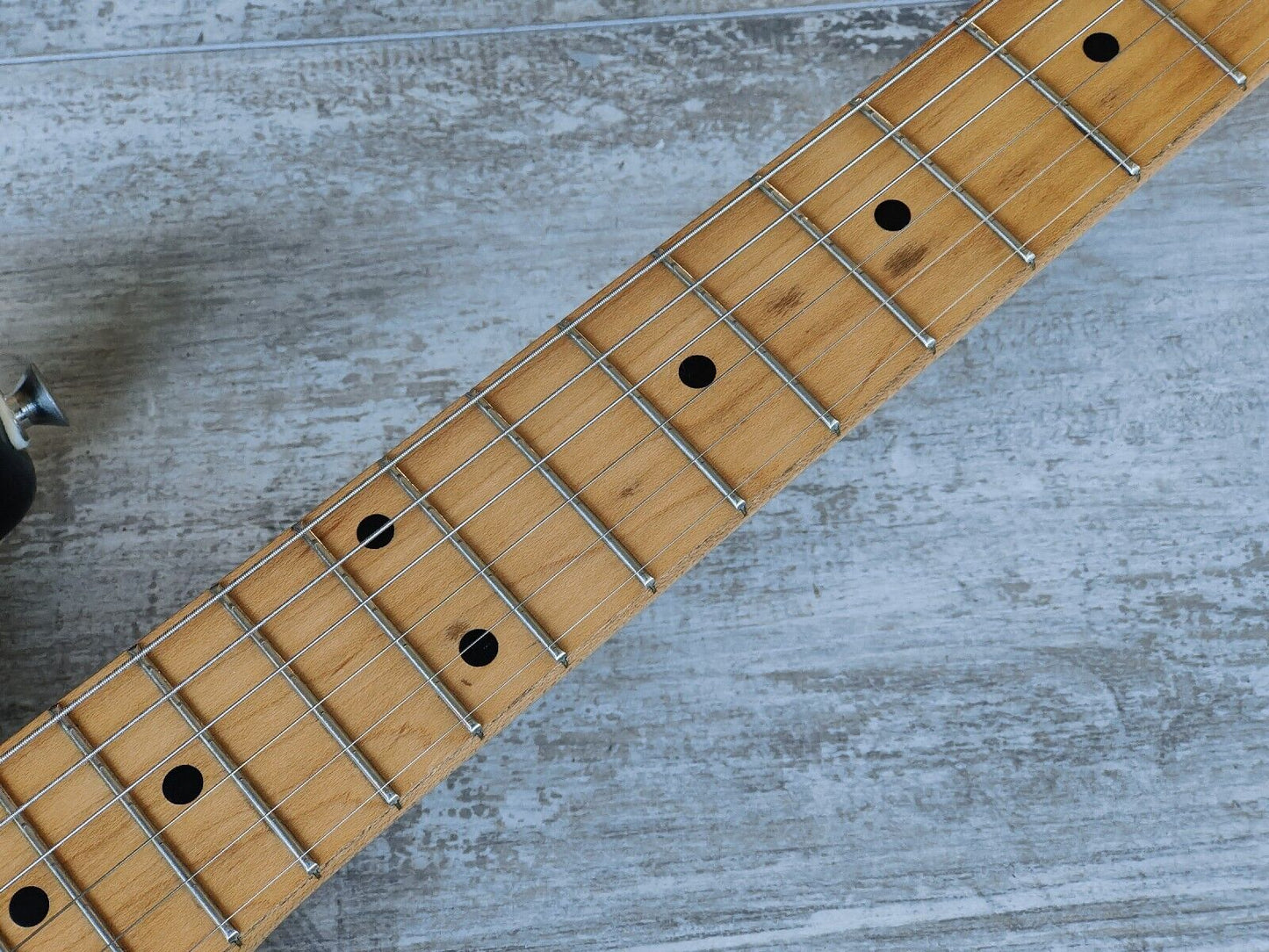 1990's Fender Japan ST-CHAMP Travel Stratocaster (Black)