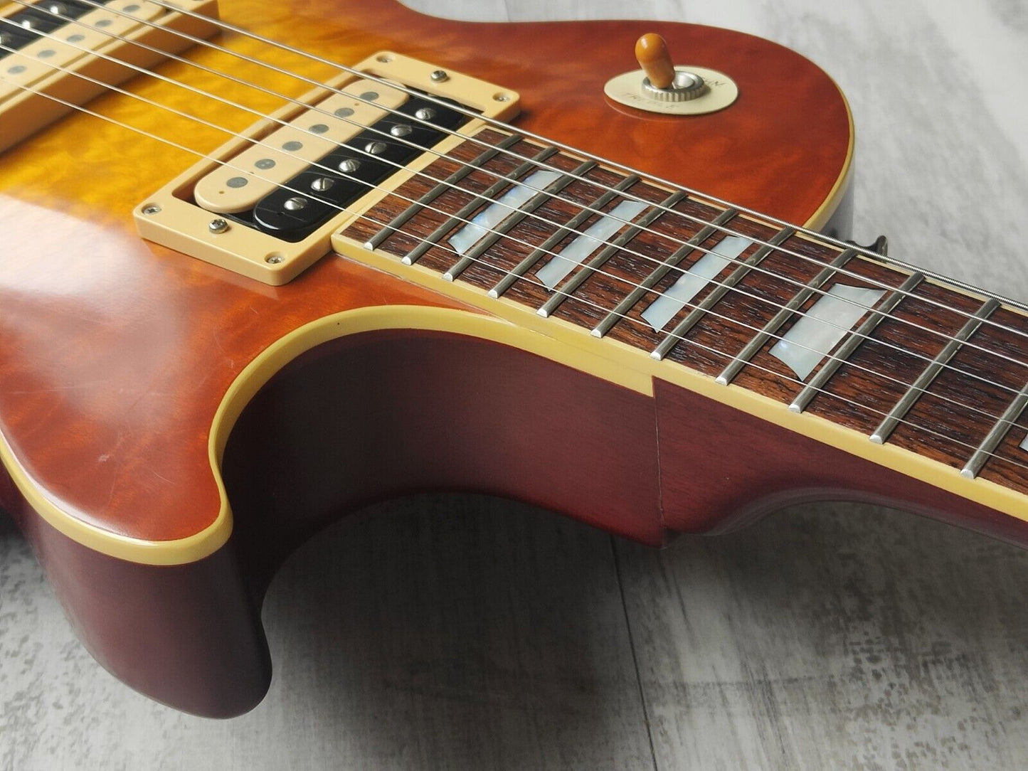 2004 Tokai Japan LS-90Q Love Rock Les Paul Standard (Quilt Top Violin Burst) w/Case
