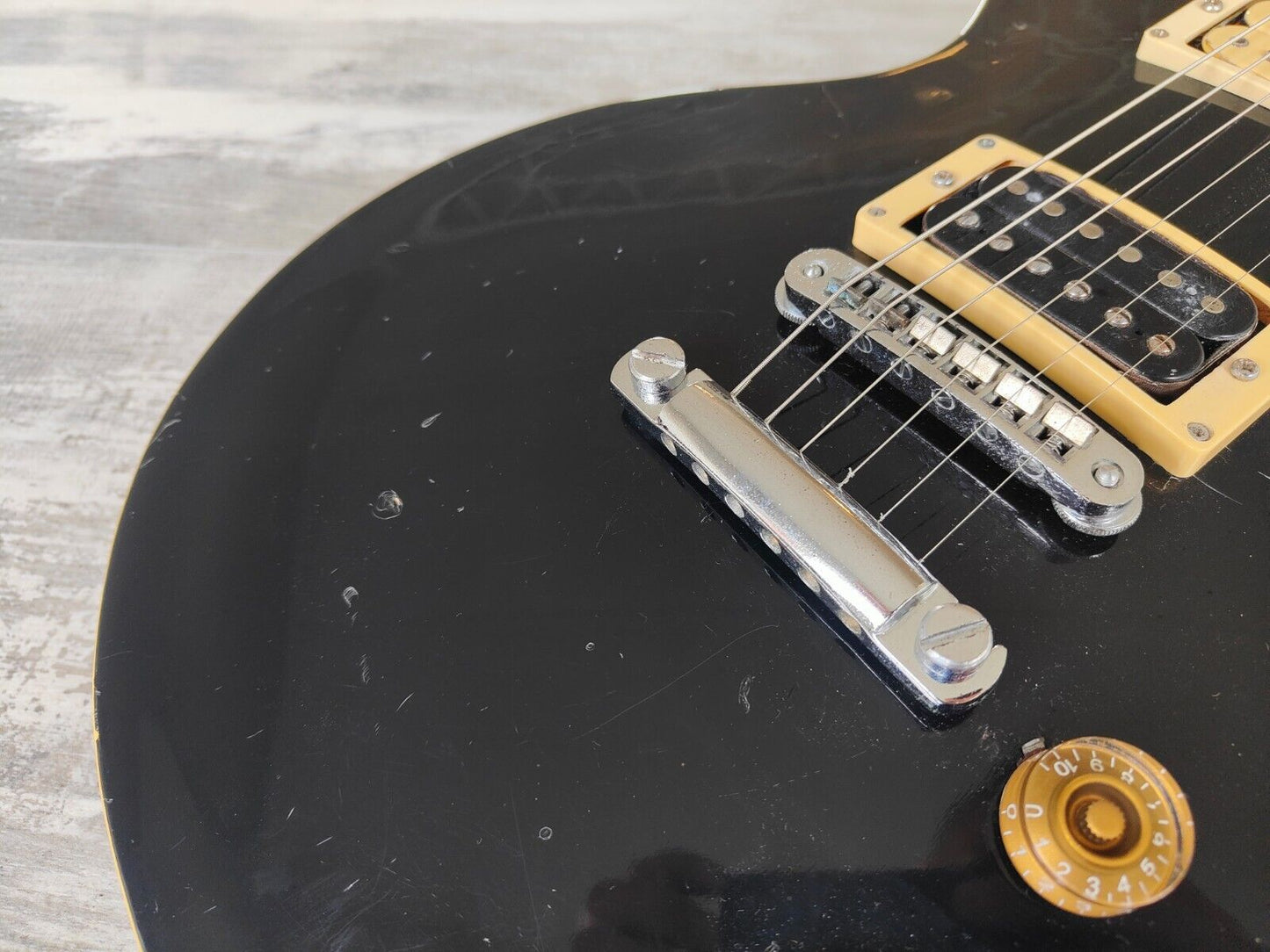 1977 Greco Japan EG-450 Vintage Les Paul Standard (Black)