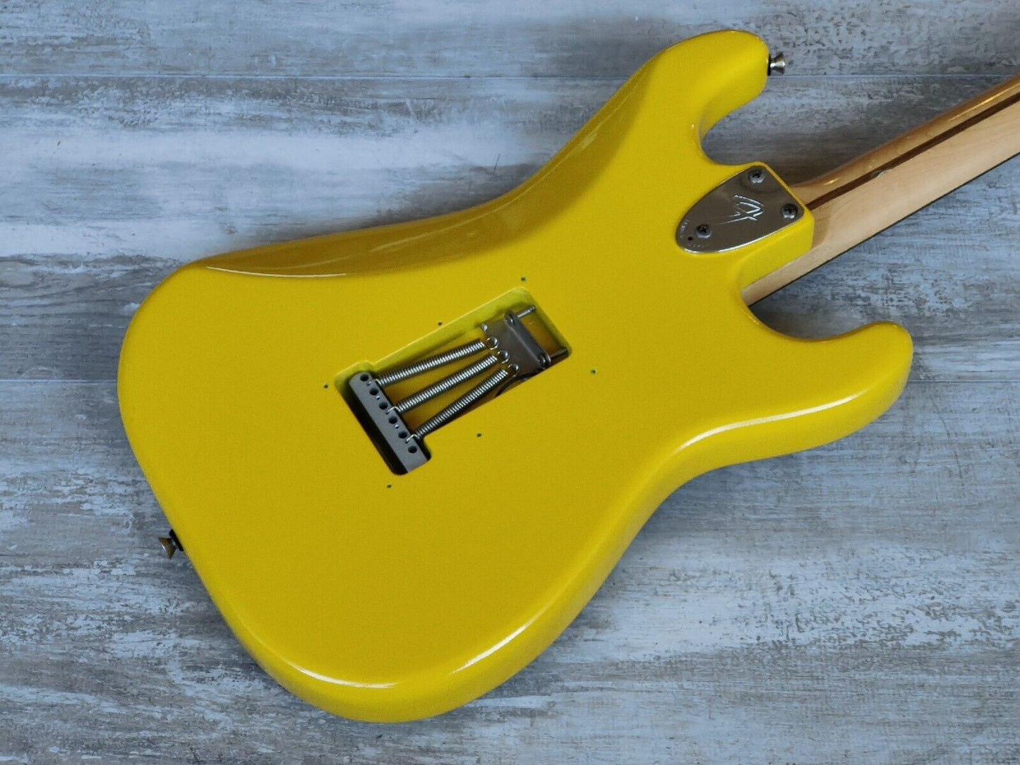 1989 Fender Japan ST72-55 LH Left Handed '72 Reissue Stratocaster (Yellow Refin)