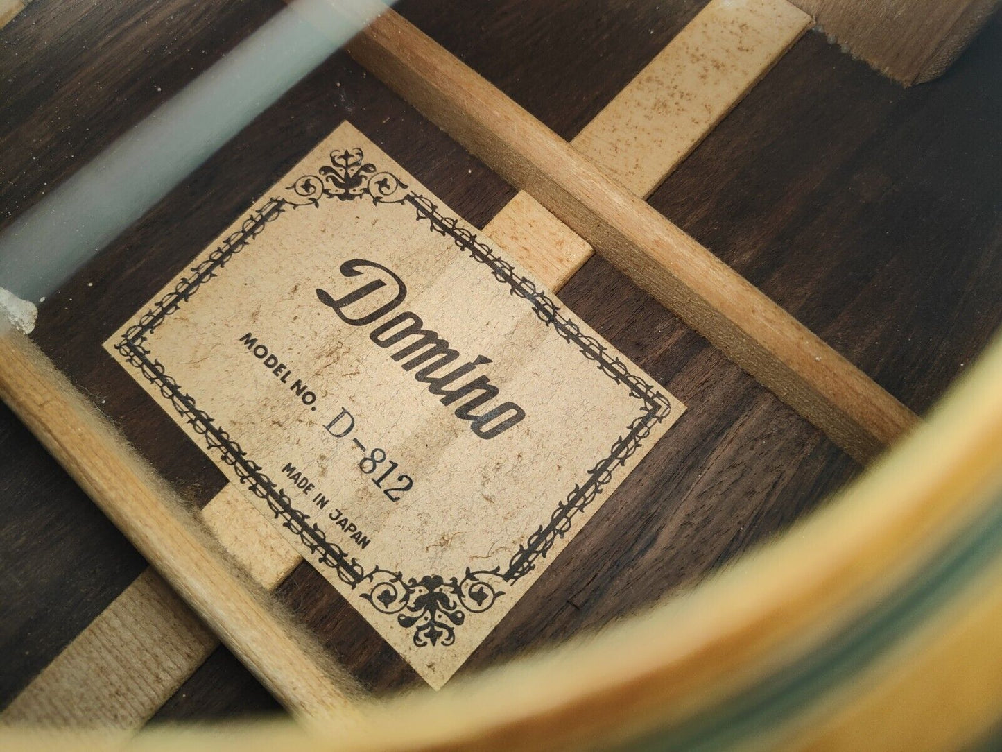 1970's Domino Japan Vintage Acoustic Guitar (Natural)