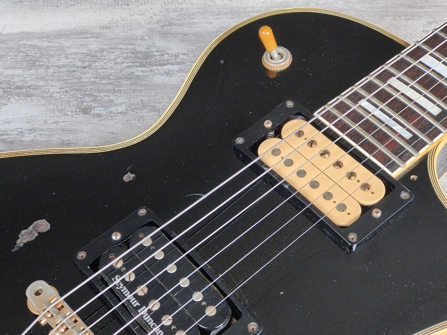 1990's Orville (Gibson) Japan LPC-75 '60's Reissue Les Paul Custom (Black)