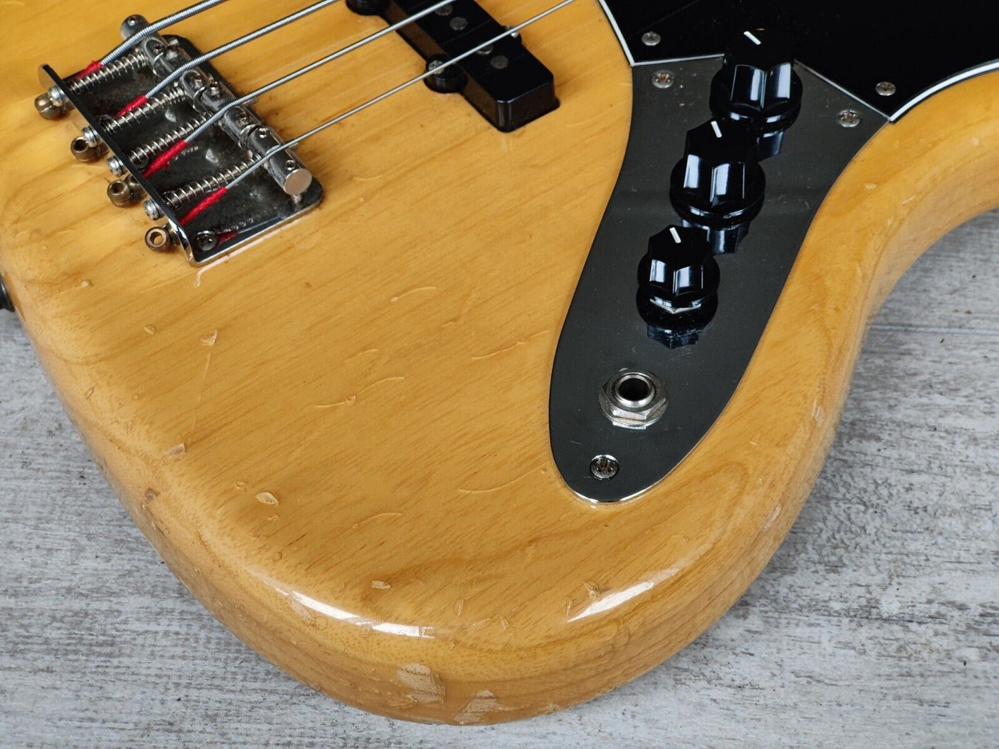 1980's ESP Navigator Japan Custom Order 70's Reissue Jazz Bass (Natural)