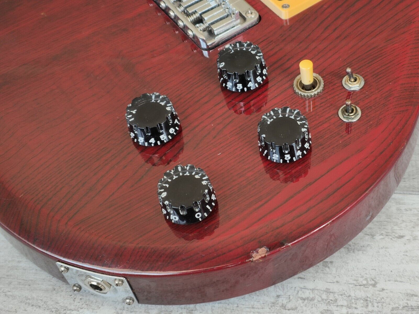 1982 Aria Pro II Japan CS-350 Cardinal Double Cutaway (Red)