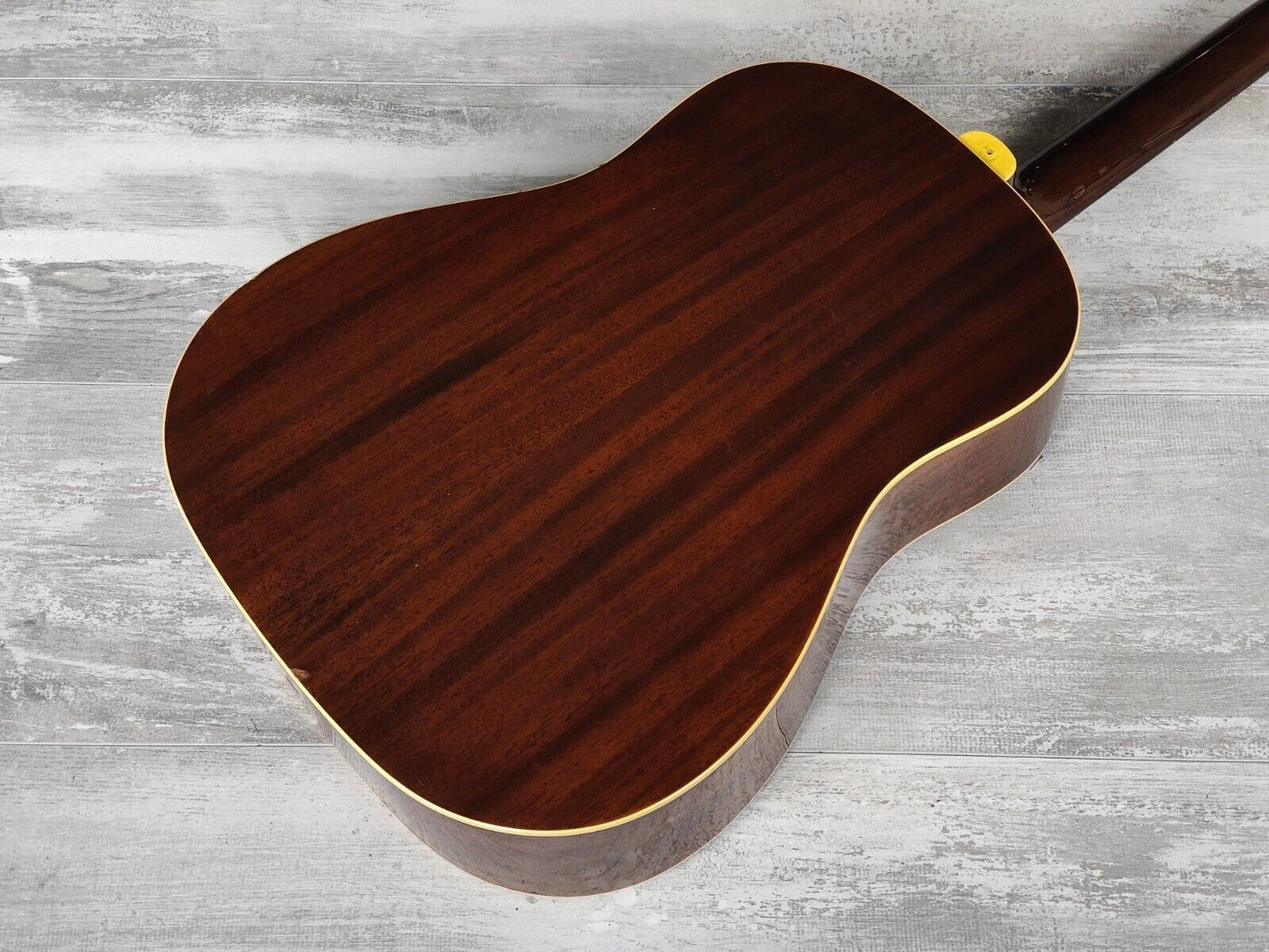 1980 Burny Japan BJ-100 Vintage Acoustic Guitar (Brown Sunburst)