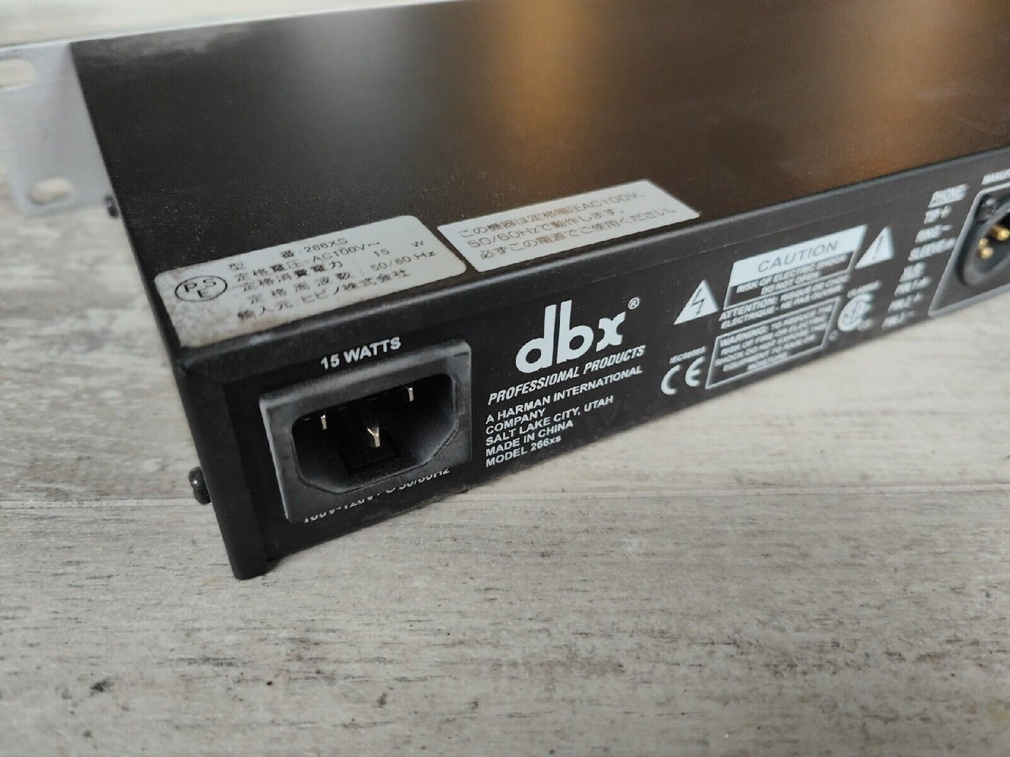 dbx 266xs Dual-Channel Compressor/Gate