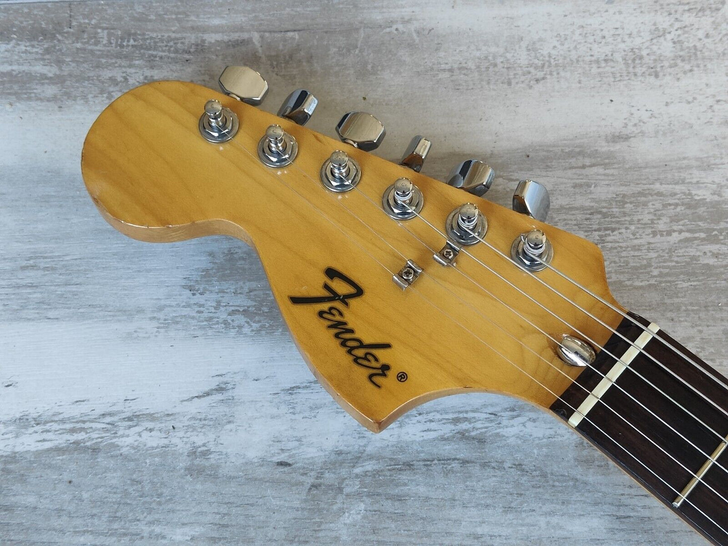 1986 Fender Japan ST72-55 LH Left Handed '72 Reissue Stratocaster (Black)