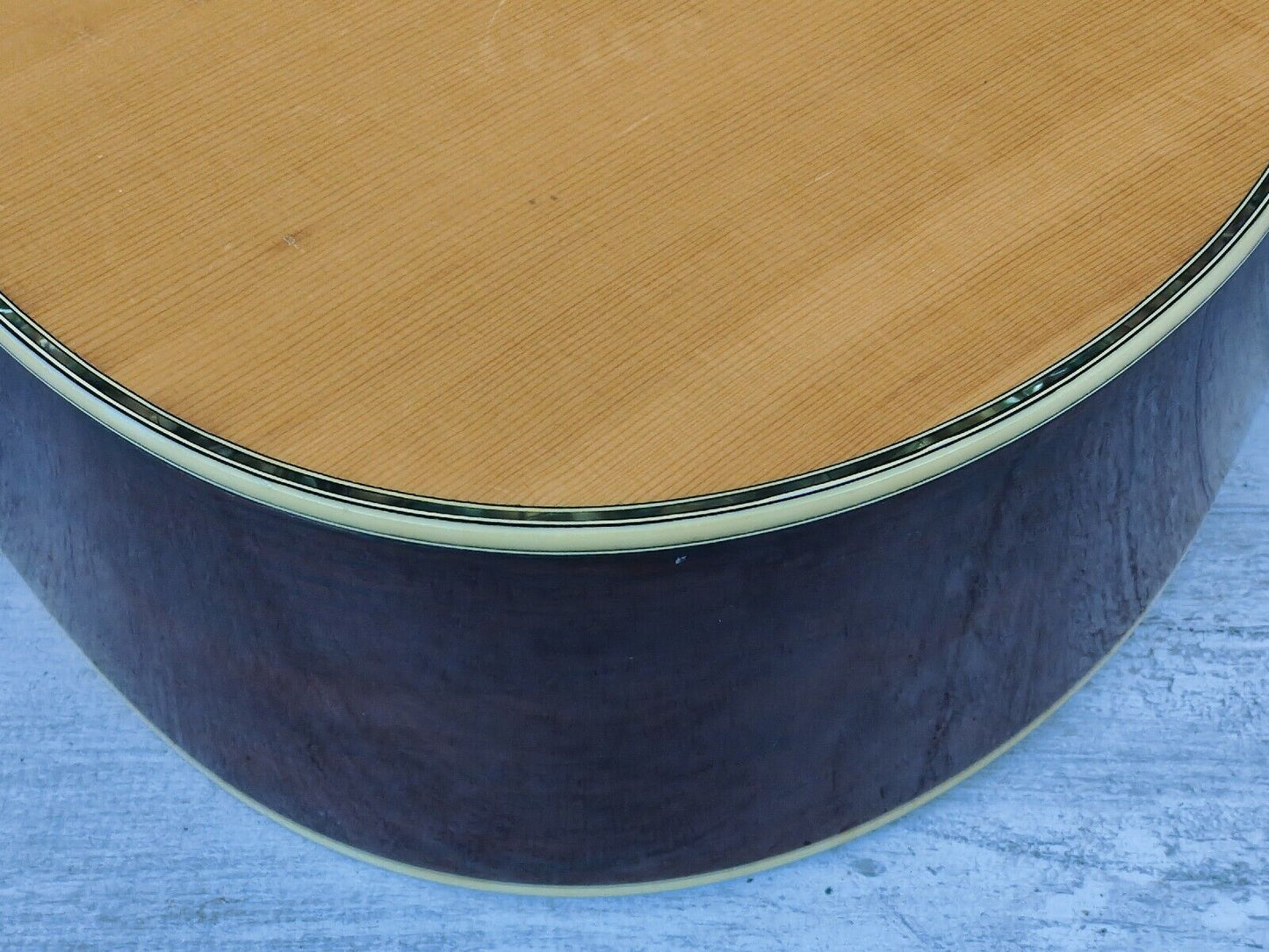 1980's Morris W-60 Japanese Vintage Acoustic Dreadnought Guitar (Natural)