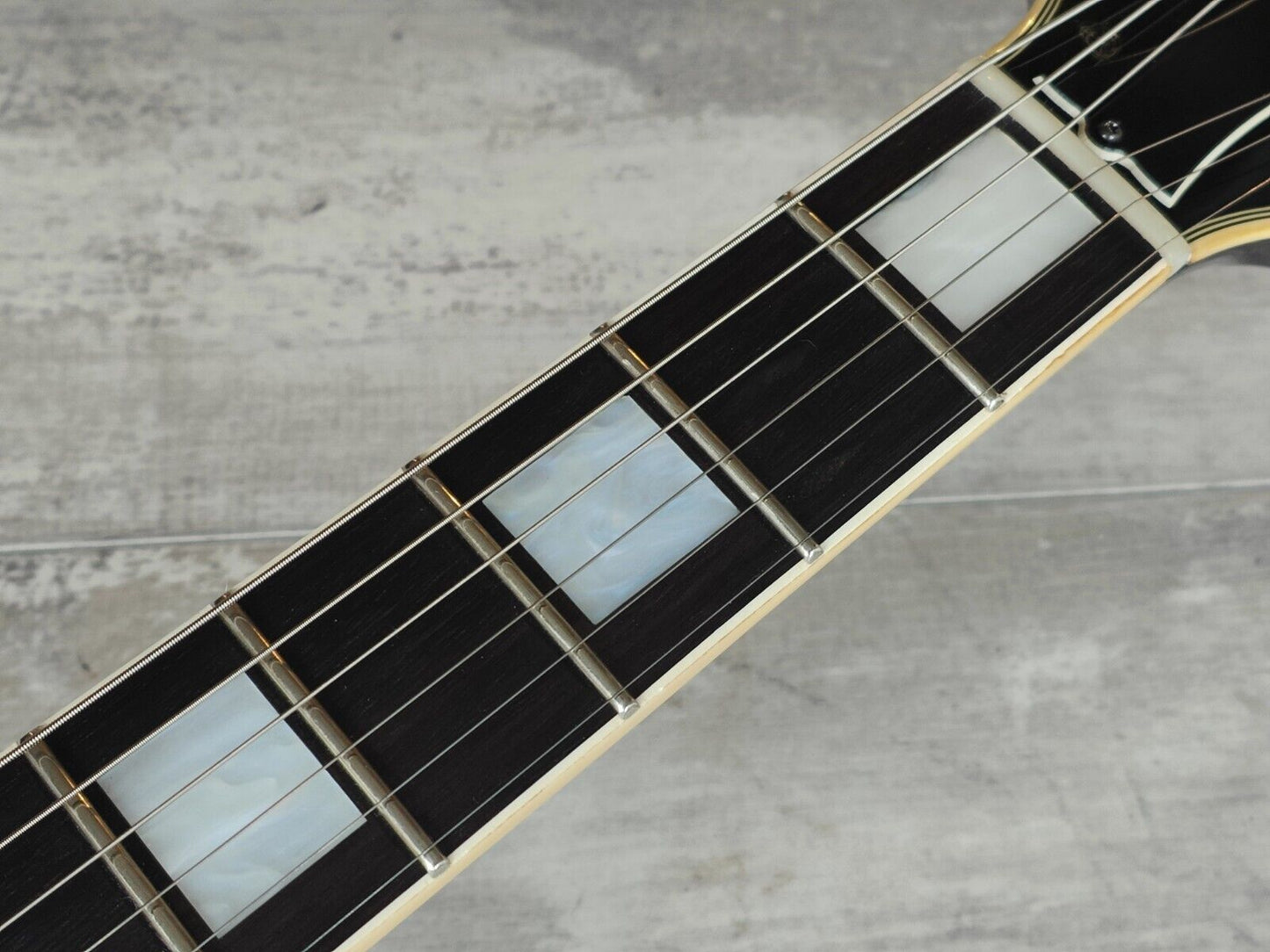 1995 Burny Japan RLC-105S Les Paul Custom "Pata" Model (Ebony)