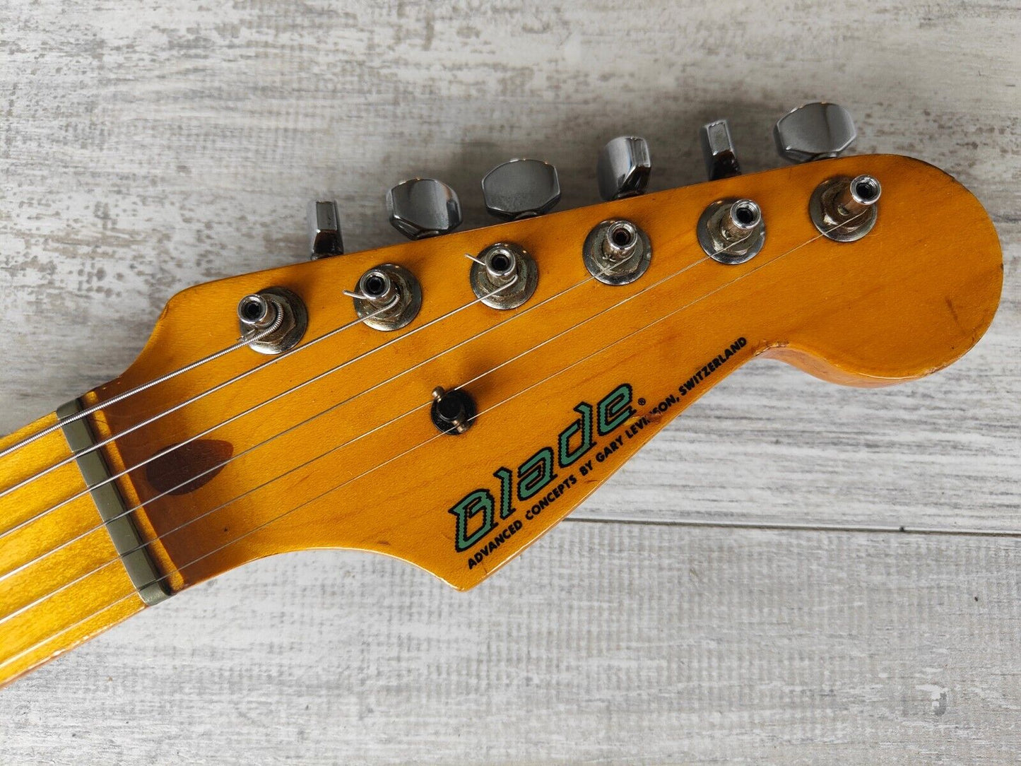 1990's Levinson Blade RH-4 Stratocaster w/Bartolini's (Trans Red)