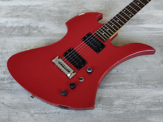1992 BC Rich MG-601 Japanese Mockingbird w/Quad Bridge (Red)