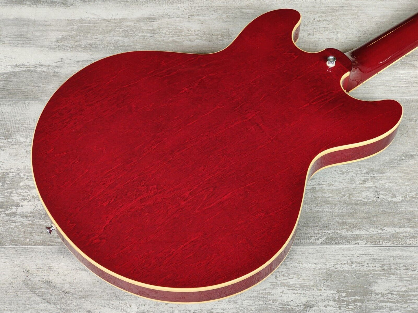 2012 Aria Pro II Japan TA-DOMINO Titan Series Semi Hollowbody (Cherry  Red)