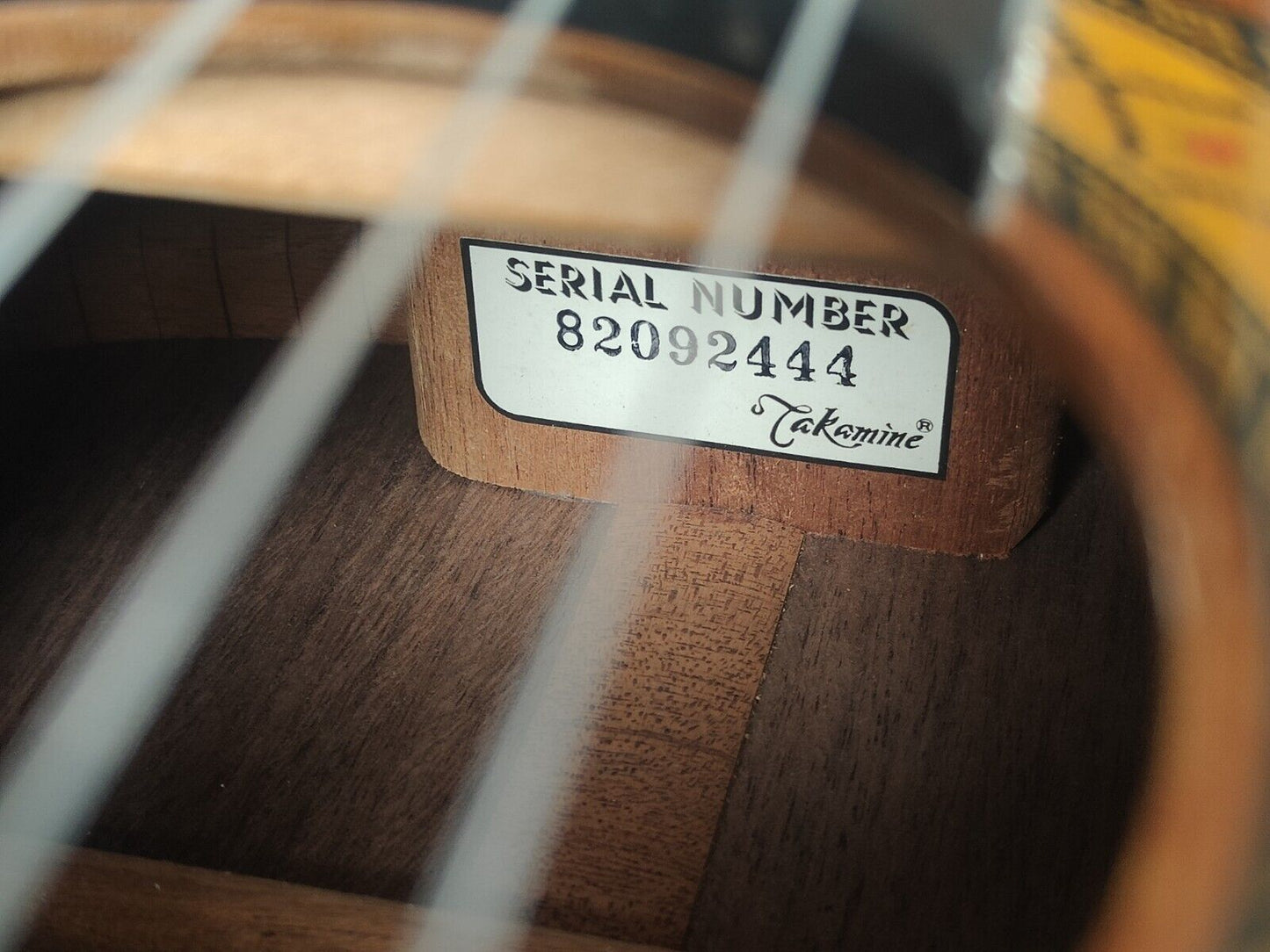 1982 Takamine Japan No 6 Concert Classical Guitar (Solid Spruce)