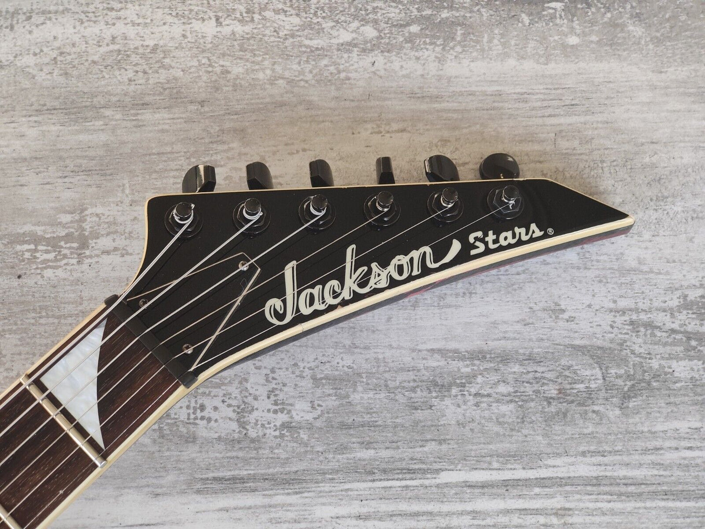 2000's Jackson Stars Neckthrough Soloist w/Seymour Duncan's (Blood Drip)