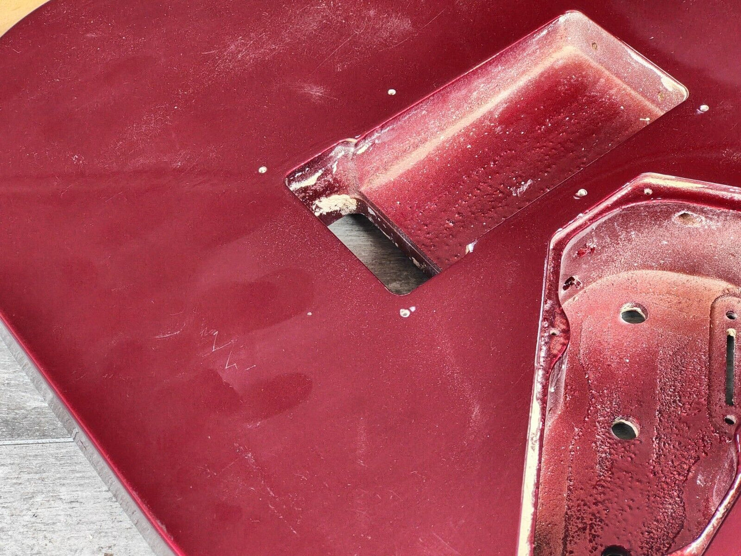 1990's Kramer Japan (by Tokai) LH Left Handed NOS Stratocaster Body/Neck (Red)