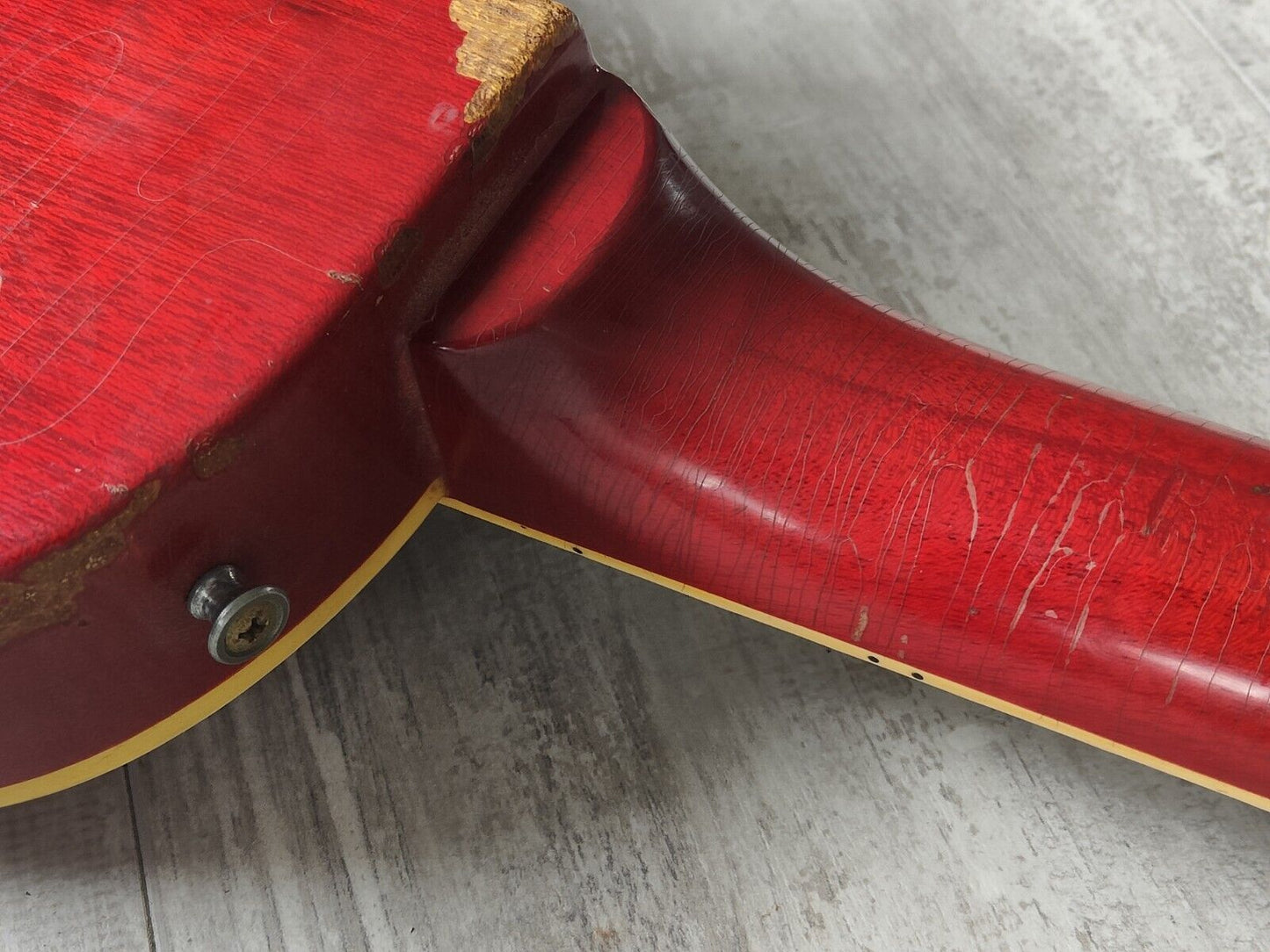 1980 Greco Japan EG-500 Les Paul Standard (Nitro Relic Cherry Sunburst Refinish)