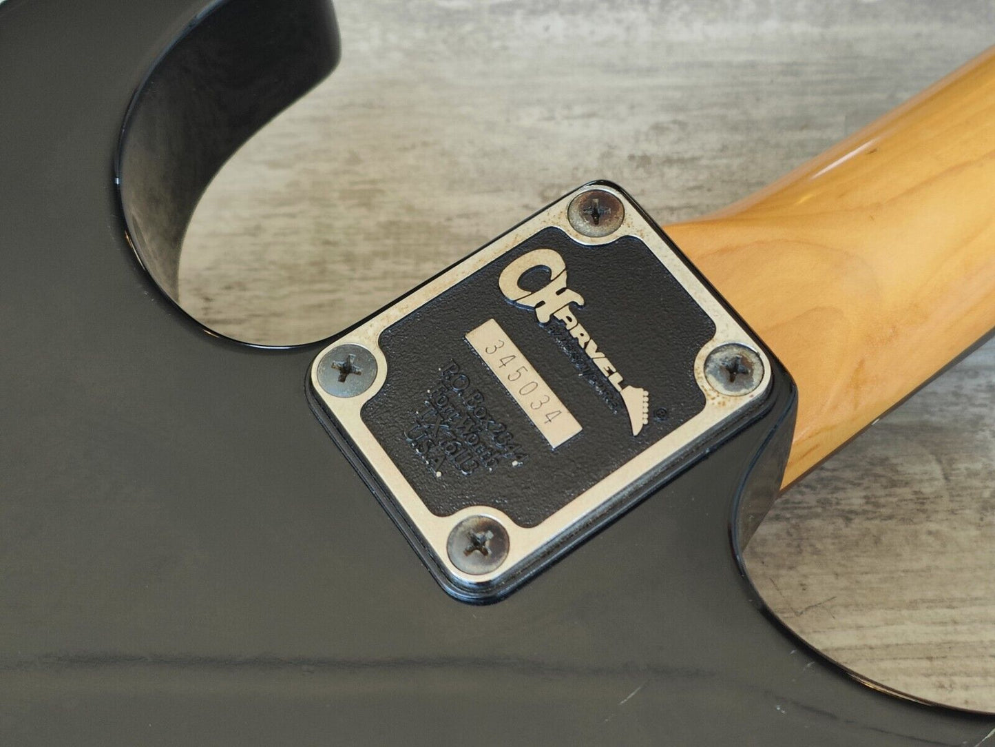 1991 Charvel Jackson Japan DK-060-SH Dinky (Black)