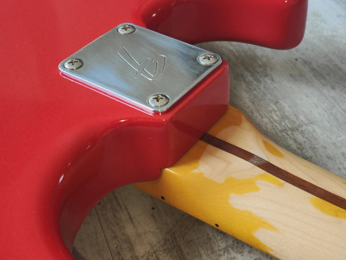 1990's Fender Japan '57 Reissue Stratocaster (Refinished Sparkle Red)