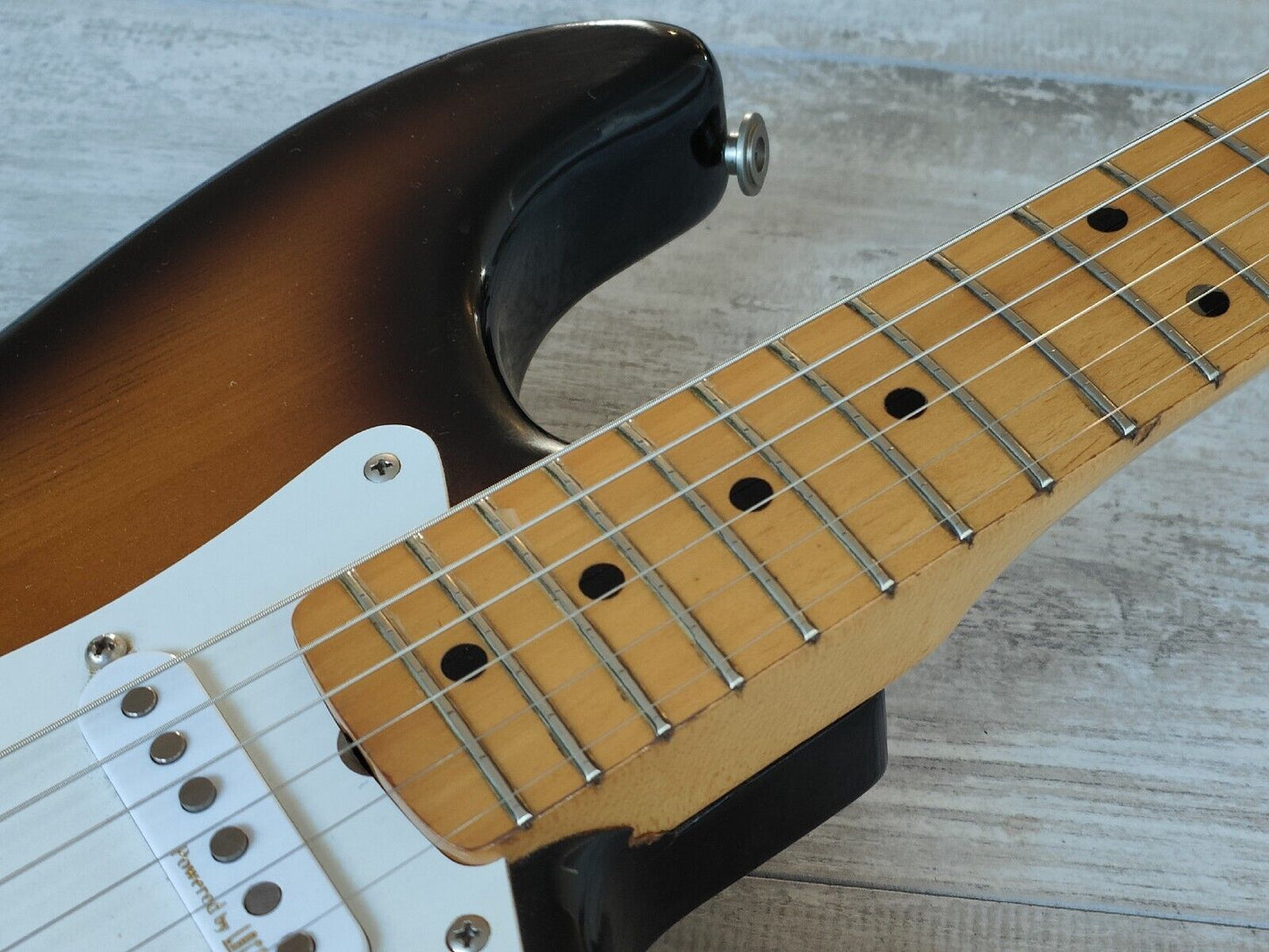 1978 Aria Pro II Japan ST-500 Strikin' Sound Stratocaster (Brown Sunburst)