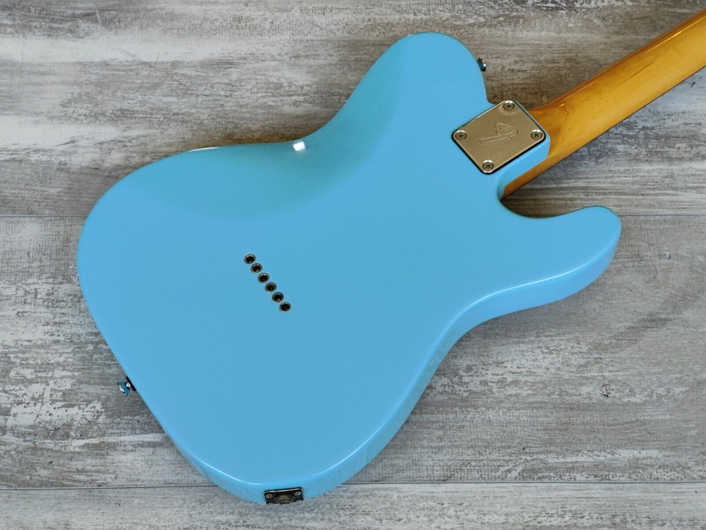 1986 Fender Japan TL72-55 LH '72 Reissue Left Handed Telecaster (Daphne Blue)