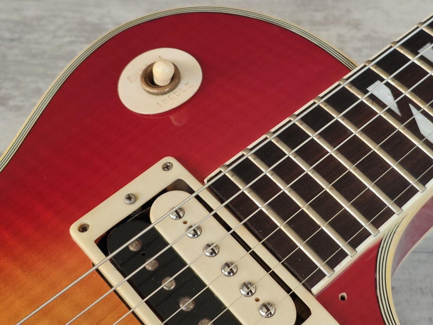 1986 Burny RSC-80 Les Paul Custom Supreme (Cherry Sunburst)
