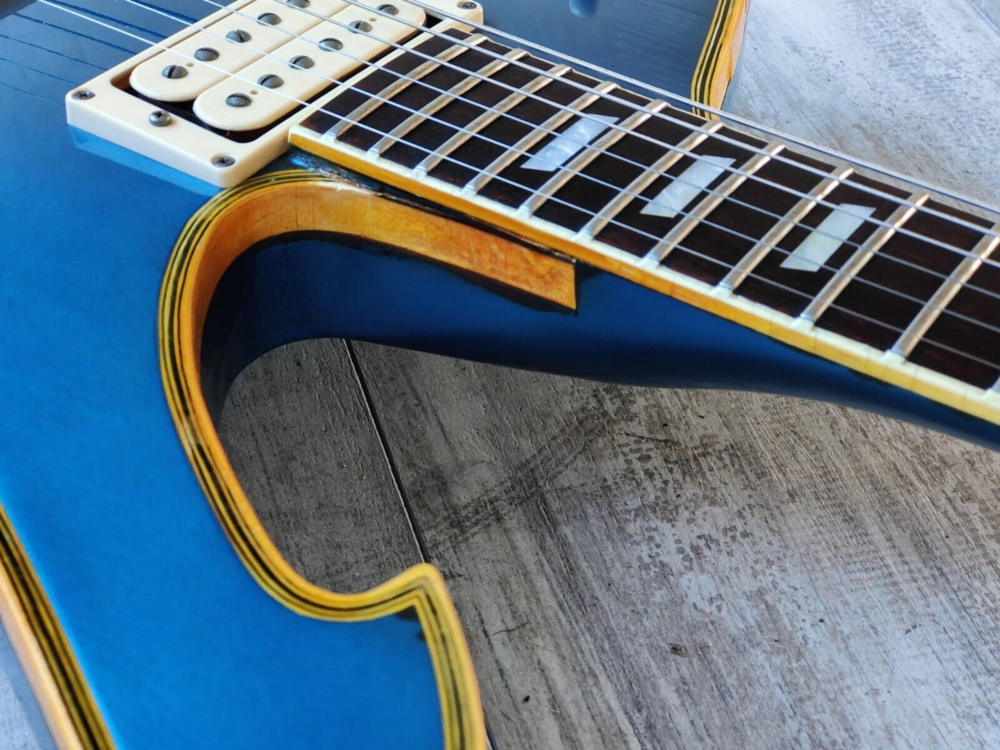 1978 Greco Japan M1000 Rick Nielsen Mirage/Iceman (Metallic Blue)