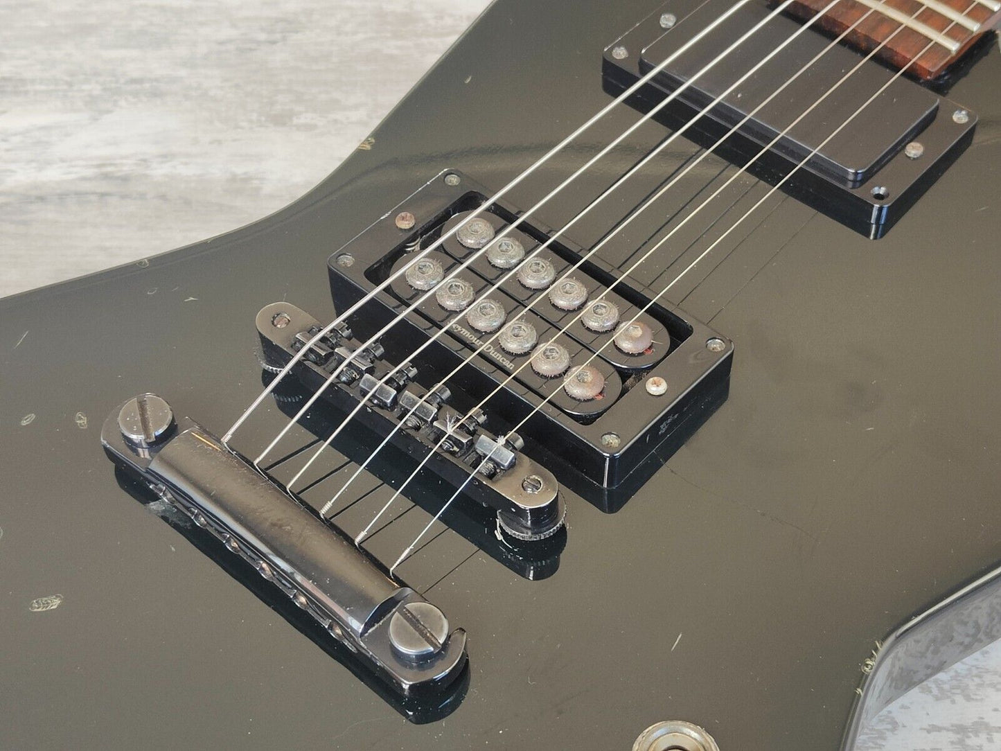 1990's Edwards (by ESP Japan) E-EX-75 Hetfield Explorer (Black)