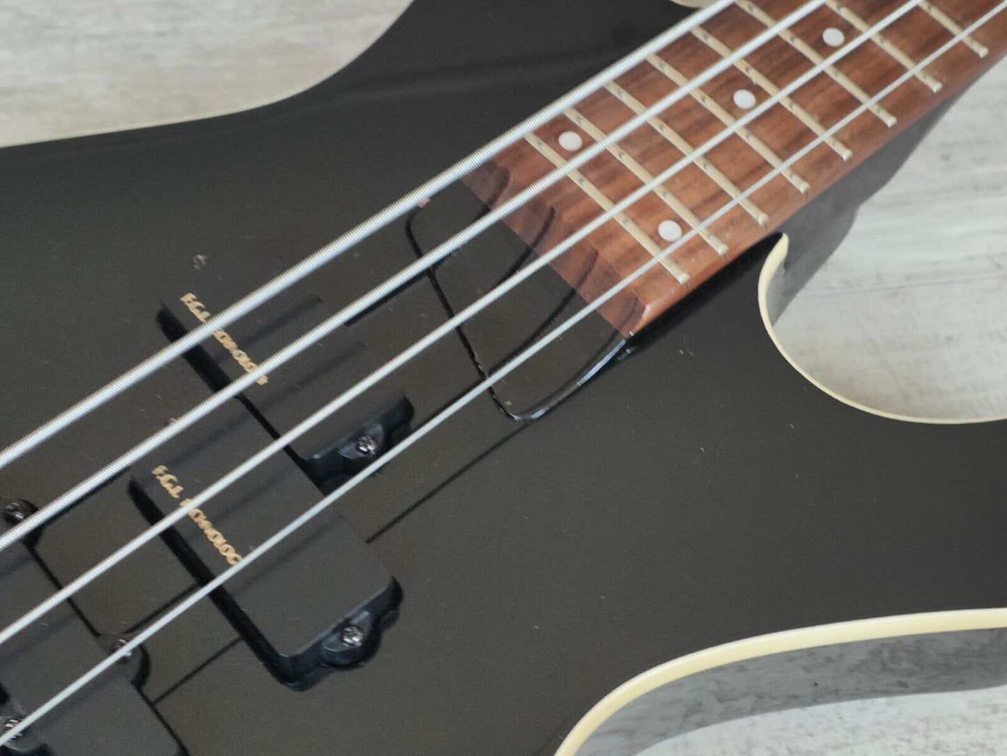 1994 Burny (Fernandes) Japan XB-95H "X Japan - Heath" Warlock Bass (Black)