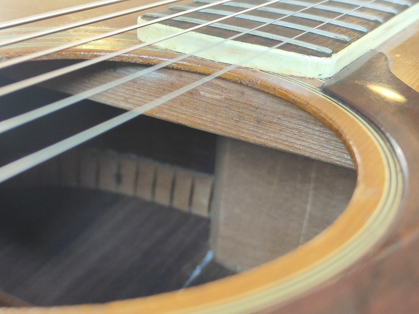 1970 Yamaha FG-350 Red Label Dreadnought Acoustic Guitar