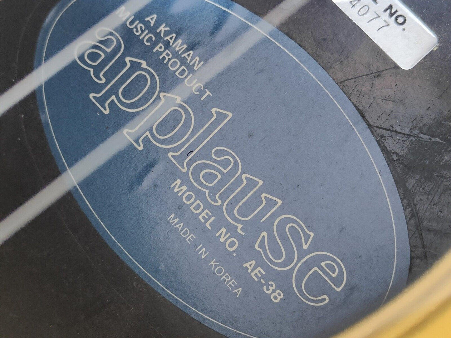 1990's Applause AE-38 Ovation Shaped Acoustic Guitar (Green Burst)