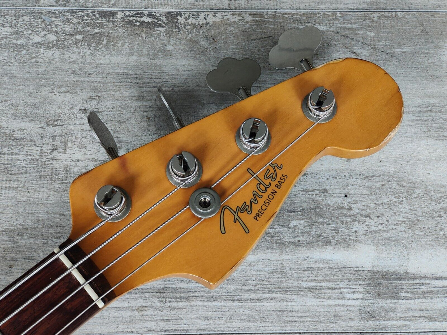 1993 Fender Japan PB62 '62 Reissue Precision Bass (Refinished Vintage White)