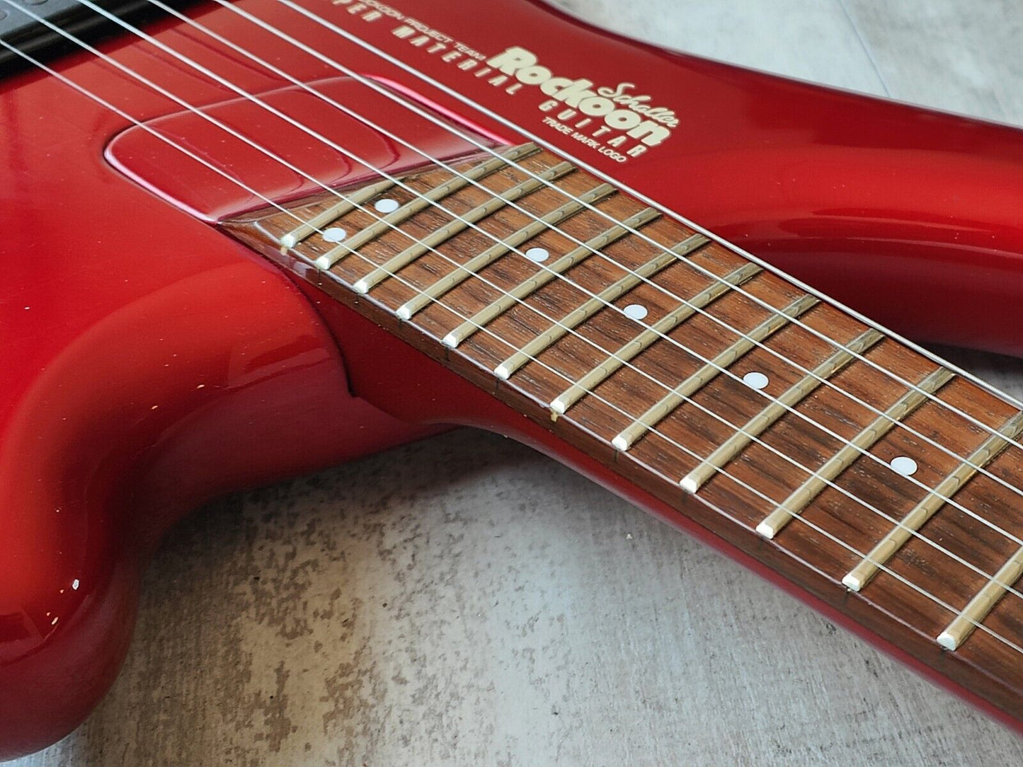 1990 Rockoon (by Kawai Japan) TG-60 Electric Guitar w/Onboard Overdrive (Red)