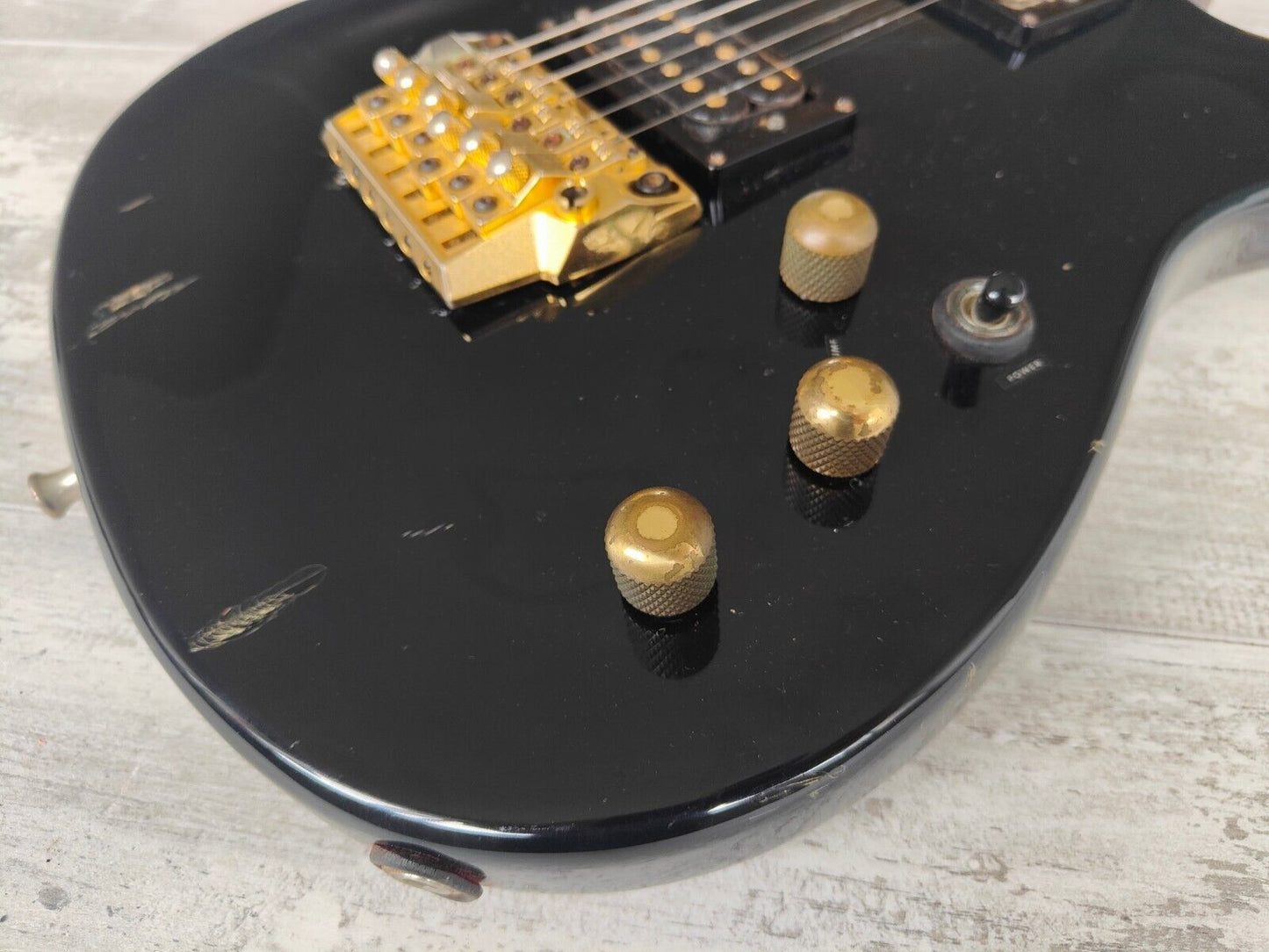 1985 Ibanez Japan Pro Line PL1450 Vintage Electric Guitar (Black)