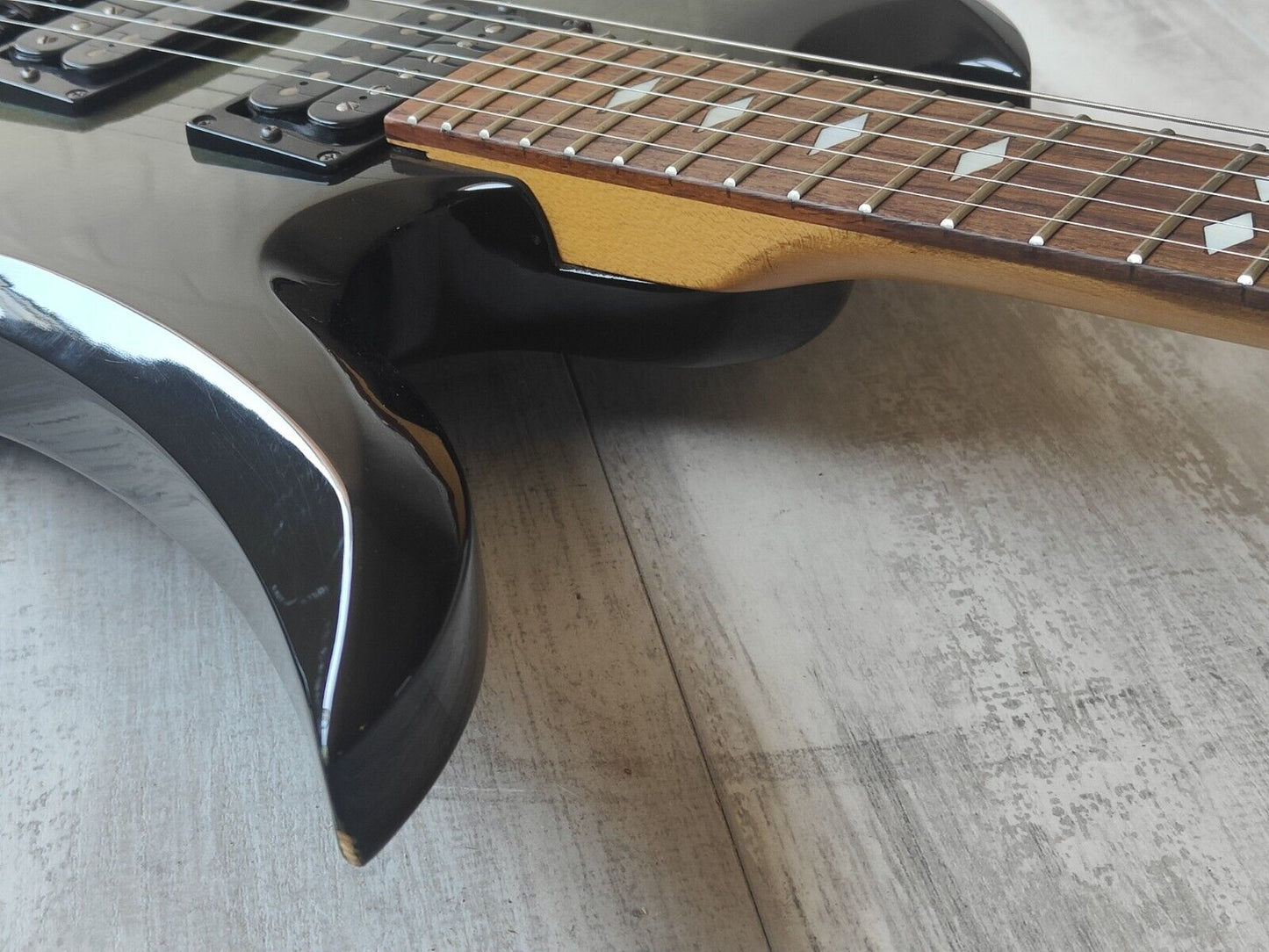 2000's BC Rich Mockingbird w/Floyd Rose (Transparent Black)