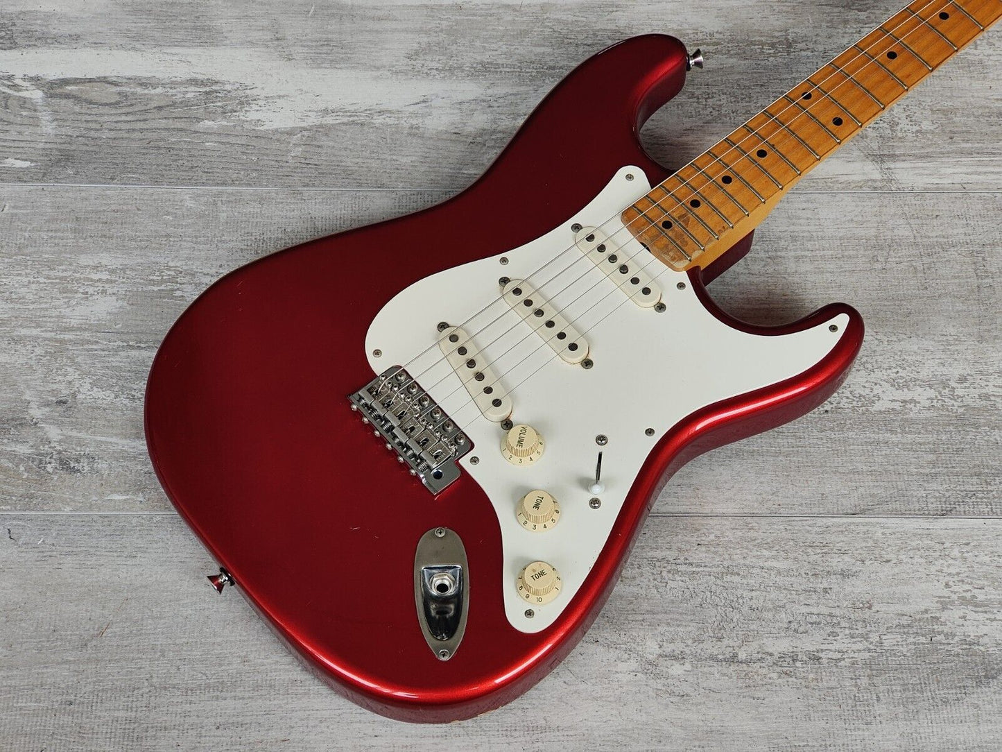 1993 Fender Japan ST57-70 '57 Reissue Stratocaster w/USA Pickups (Red)