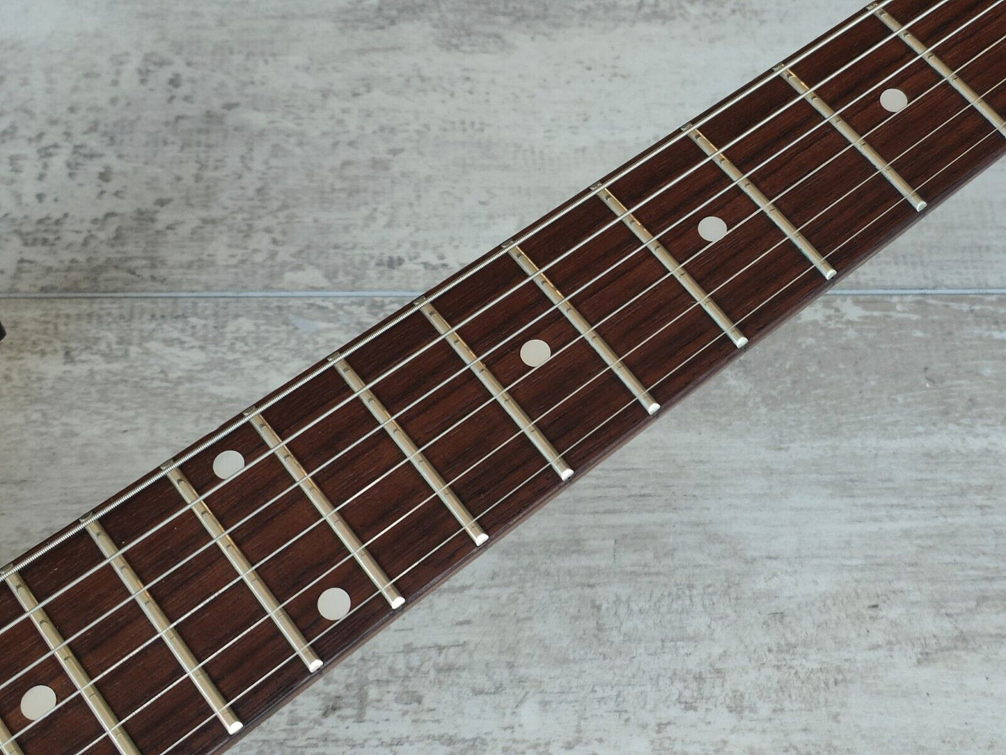 1993 BC Rich Japan NJ Series Warlock w/Floyd Rose & Reverse Headstock (Black)