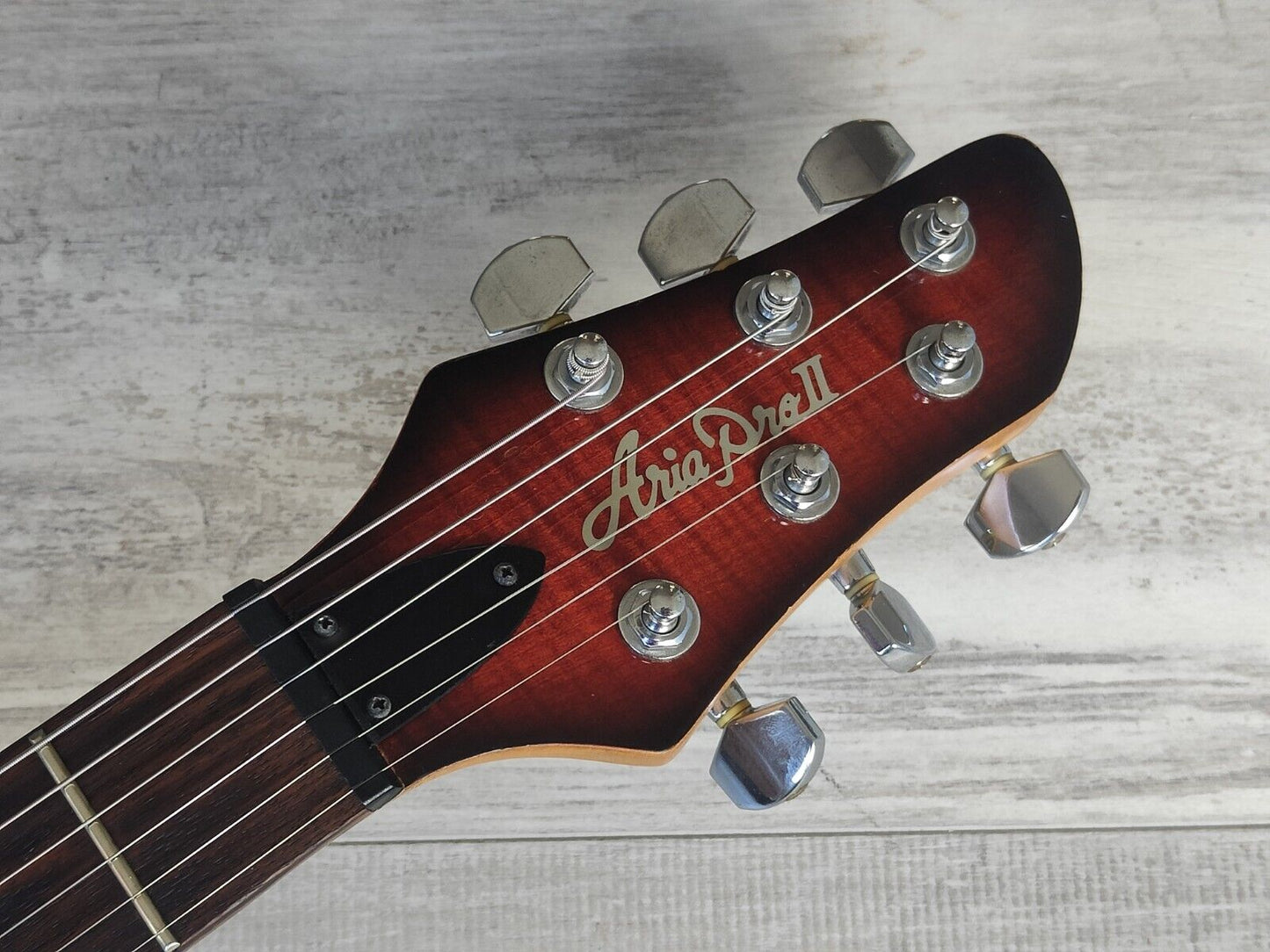 1996 Aria Pro II 615 Nashville Tele/Single Cutaway (Figured Red Burst)
