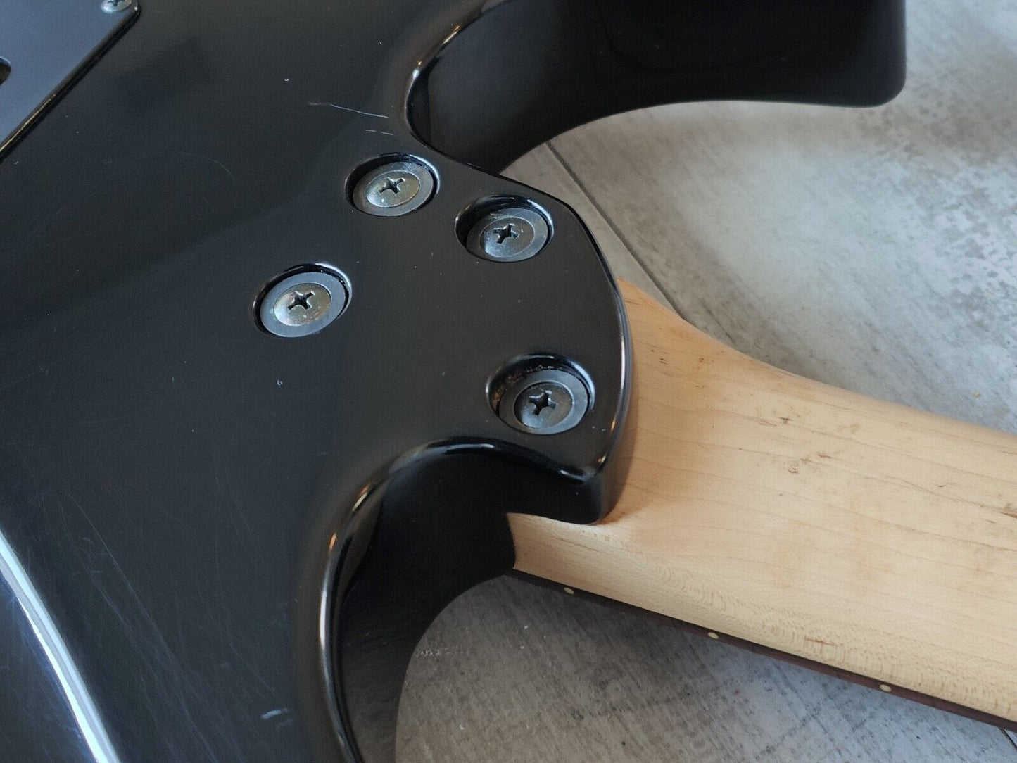 1991 Fernandes Japan FR-65 Revolver Superstrat (Black)