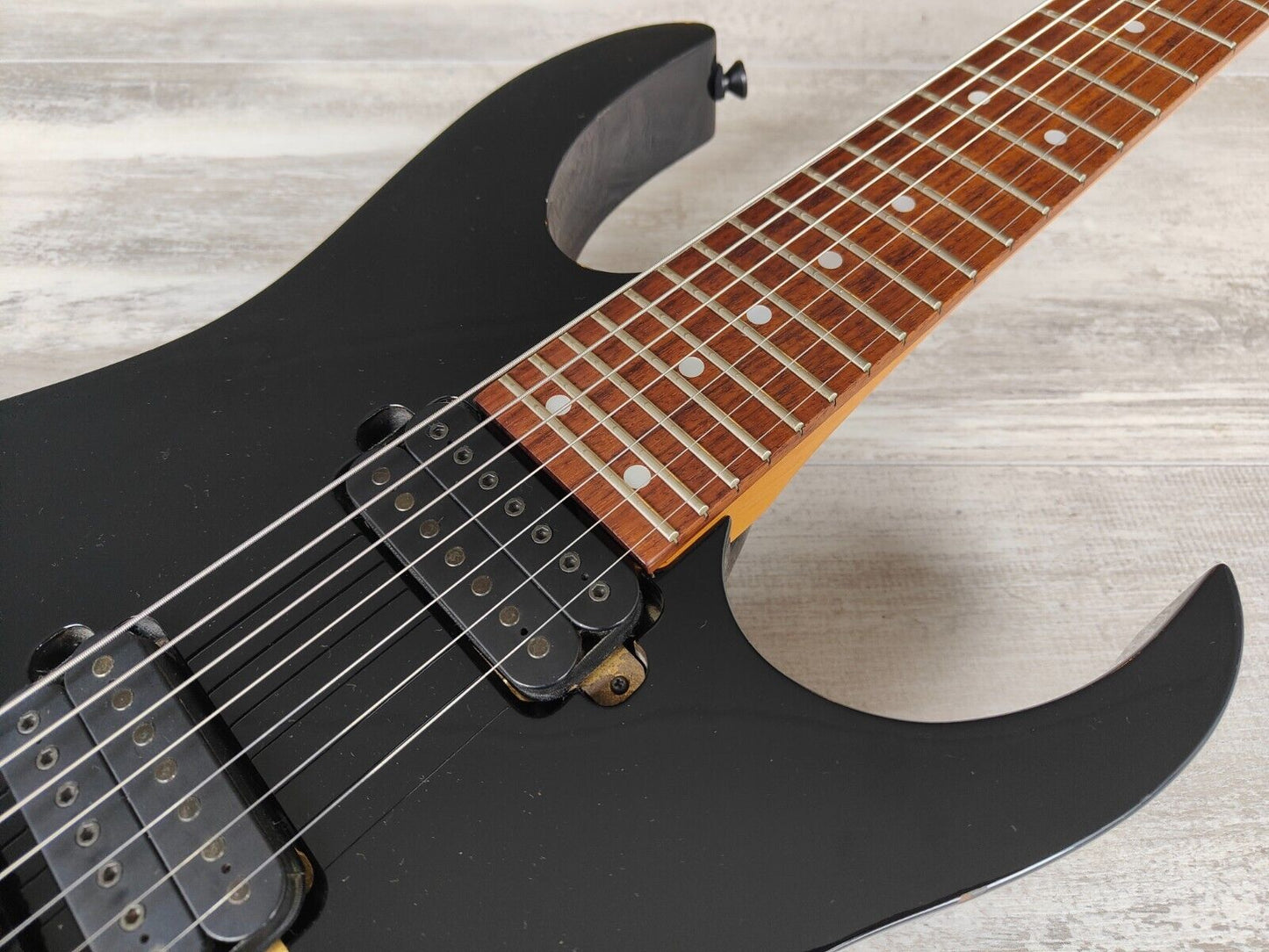 2000 Ibanez Japan (Fujigen) RG7420 7-String Superstrat (Black)