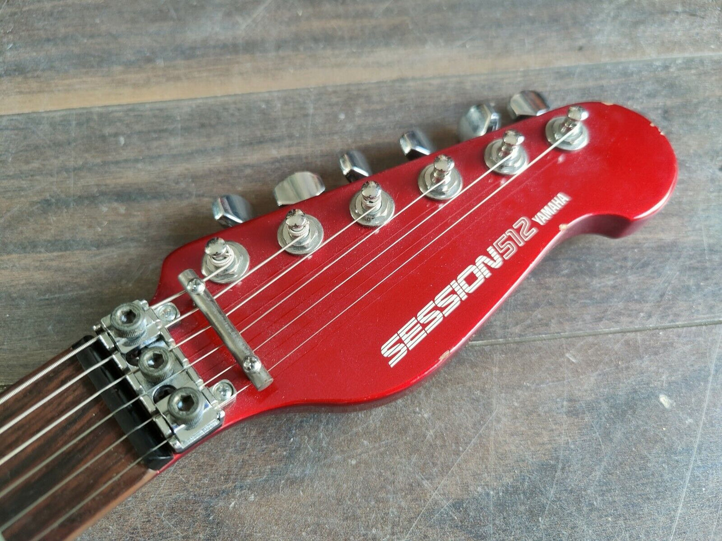 1987 Yamaha Japan Session 512 HSS Stratocaster (Candy Apple Red)