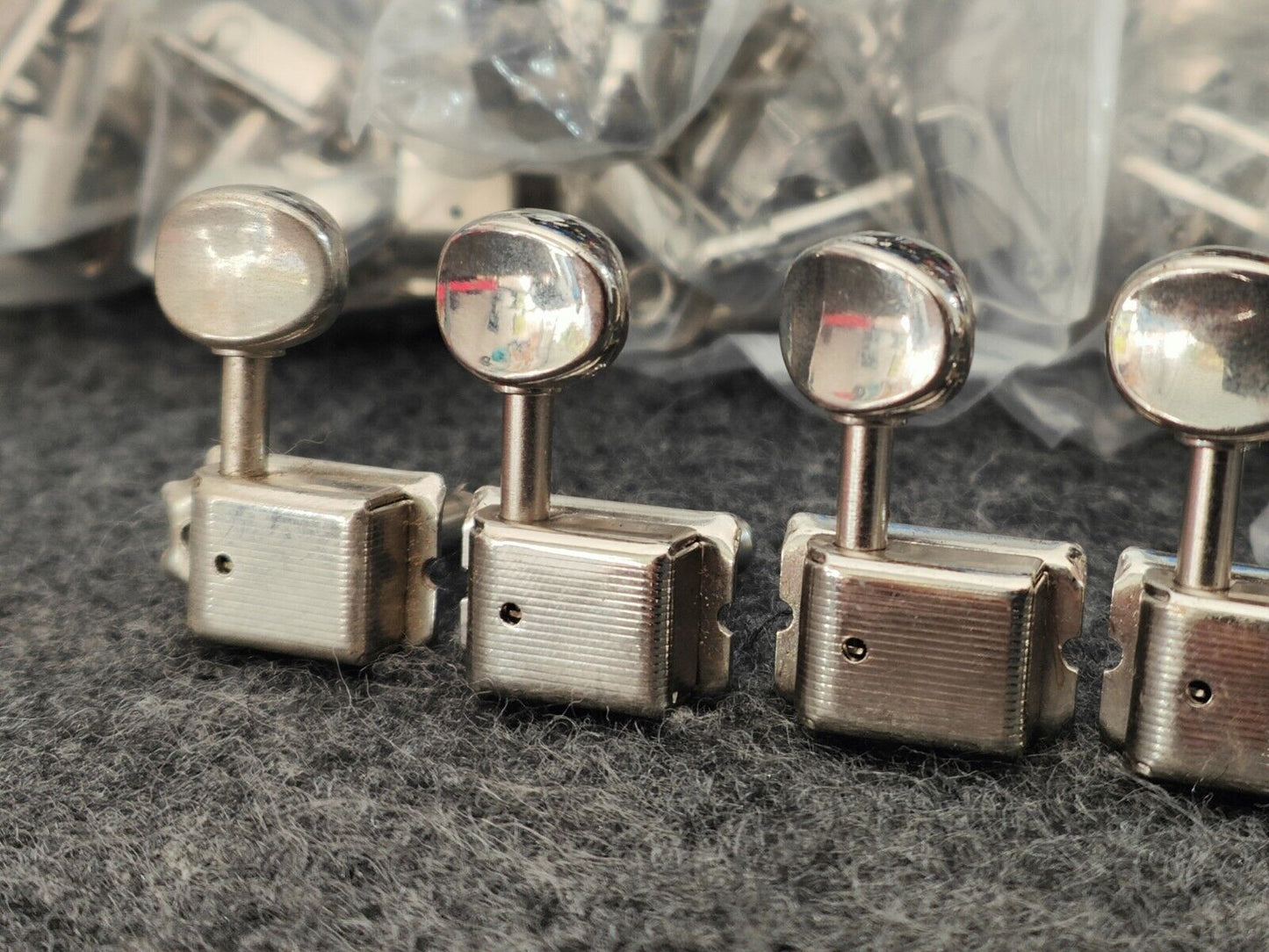 1980's Tokai Japan NOS Vintage Machine Heads/Telecaster Tuners (Nickel 6IL)