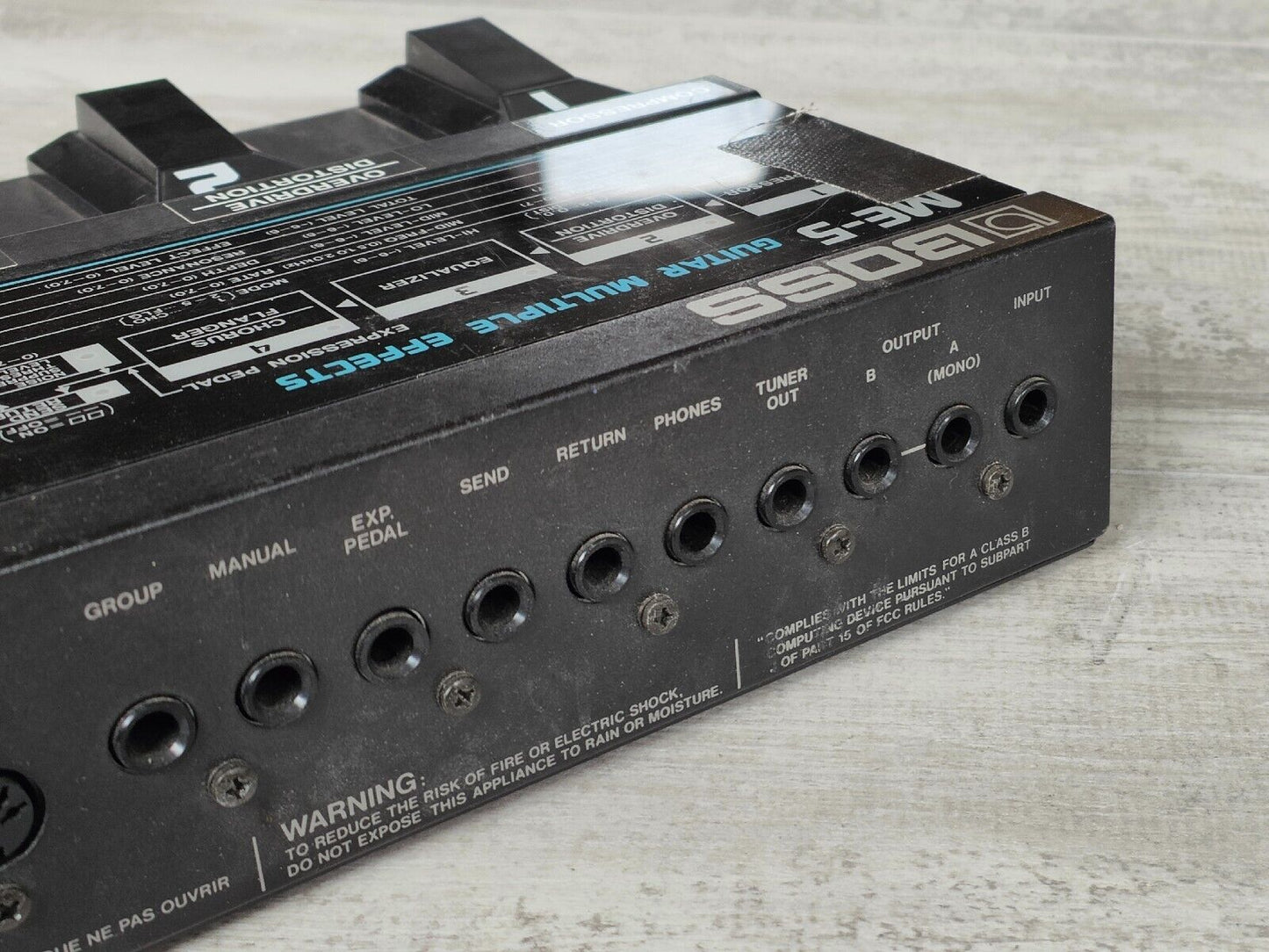 Boss ME-5 Vintage Multi Effects Pedal