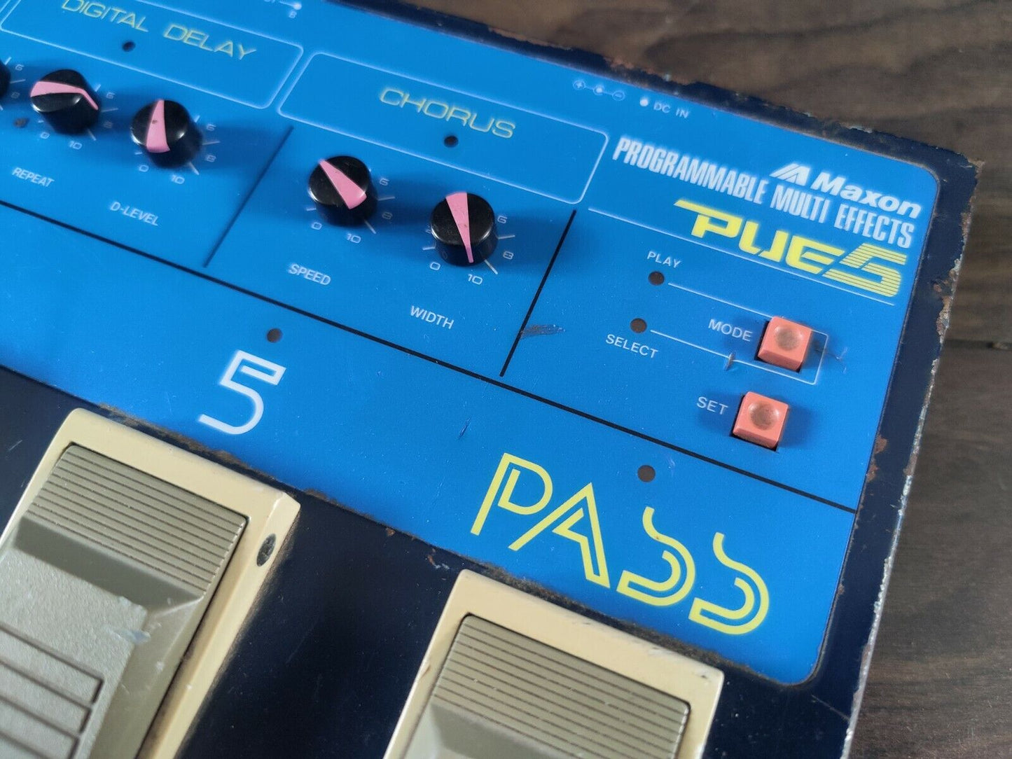 1980's Maxon PUE-5 Vintage Multi FX Effects Pedal