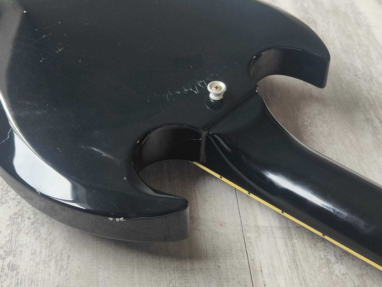 1990 Greco Japan SS-600P2 SG Double Cutaway (Black)