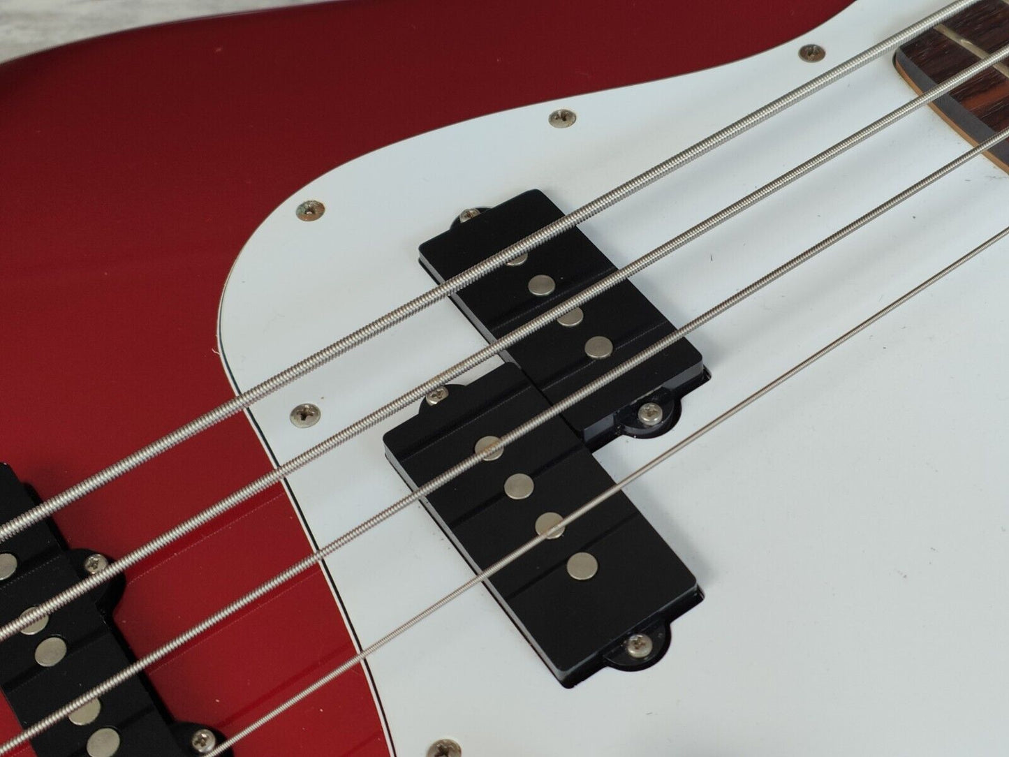 2010 Fender Japan JB-STD/PJ PJ Jazz Bass (Candy Apple Red)