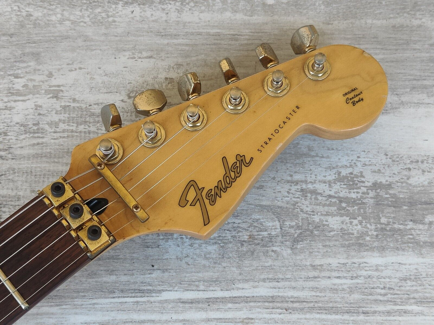 1988 Fender Japan STR-730 "Pro Feel" HSH Stratocaster (Charcoal Black Burst)