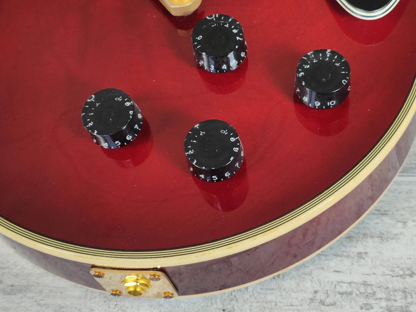 1990's Orville (Gibson) Japan LPC-75 '60's Reissue Les Paul Custom (Wine Red)