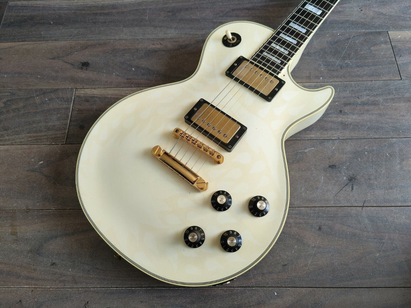 1988 Greco Japan EGC68-60 '68 Reissue Les Paul Custom (White)