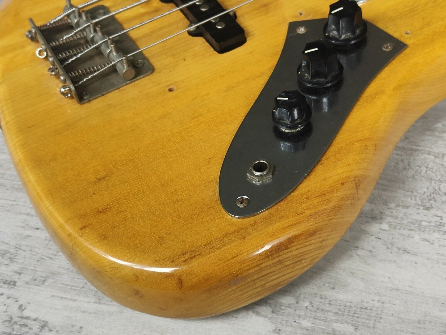 1977 Greco Japan JB600N Jazz Bass (Natural Ash)