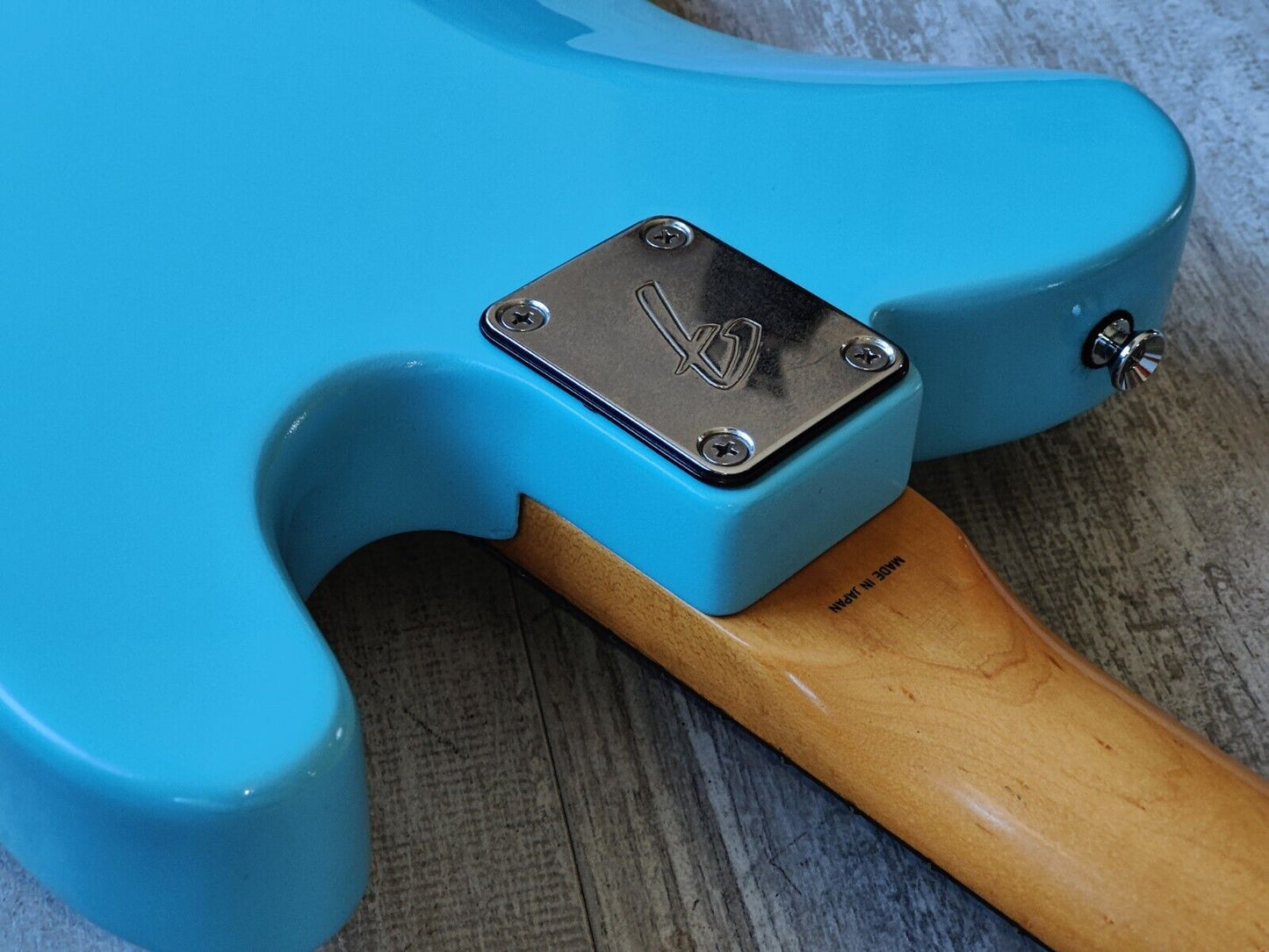 1986 Fender Japan TL72-55 LH '72 Reissue Left Handed Telecaster (Daphne Blue)